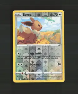 Eevee 125/203 Evolving Skies Reverse Holo Pokemon Card LP - Image 1