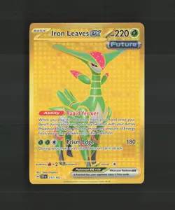 Iron Leaves ex 213/162 Temporal Forces Full Art Secret Rare Pokemon Card LP+ - Image 1