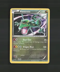 Rayquaza XY141 XY Black Star Promo Holo Pokemon Card DMG - Image 1