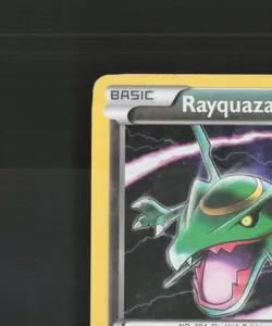 Rayquaza XY141 XY Black Star Promo Holo Pokemon Card DMG - Image 3