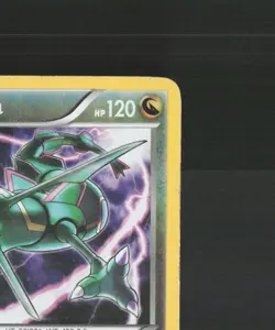 Rayquaza XY141 XY Black Star Promo Holo Pokemon Card DMG - Image 4