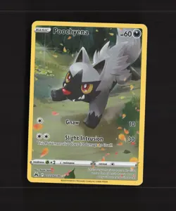 Poochyena GG33/GG70 Crown Zenith Full Art Ultra Rare Holo Pokemon Card LP+ - Image 1