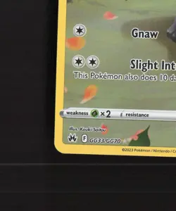 Poochyena GG33/GG70 Crown Zenith Full Art Ultra Rare Holo Pokemon Card LP+ - Image 5