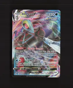Inteleon VMAX 079/264 Fusion Strike Ultra Rare Holo Pokemon Card LP+ - Image 1