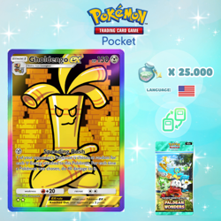 Pokemon TCG Pocket - Gholdengo ex Rainbow Card (English) - Image 1