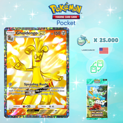 Pokemon TCG Pocket - Gholdengo ex Full Art Card (English) - Image 1