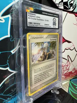 Castaway 72/100 CGC World Record 1 of 1 2006 EX Crystal Guardians Pokemon TCG - Image 2