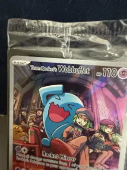 Team Rocket's Wobbuffet 203 Sv: Scarlet & Violet Promo Cards Holo [SEALED] - Image 2