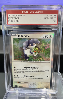INDEEDEE Holo FOIL 2023 Pokemon RARE Card GRADED 10 MINT - Image 1