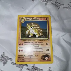 Brock's Sandslash 23/132 Non Holo Rare Gym Heroes Pokemon Card - Image 1