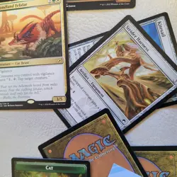 Commander Magic Deck MTG Cards = ALL 100 ***CATS Are Cute Kutzil White Green*** - Image 5