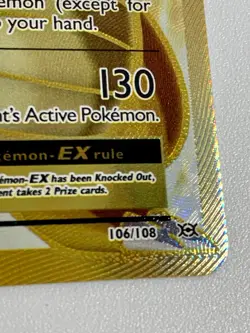 Pokemon TCG Dragonite EX Full Art Ultra Rare Holo Card Evolutions 106/108 XY - Image 2