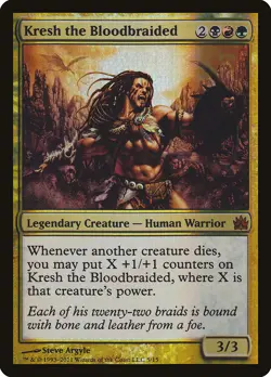 Kresh the Bloodbraided FOIL From the Vault: Legends PLD CARD ABUGames - Image 1
