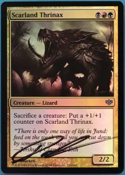 Scarland Thrinax FOIL Conflux NM Uncommon SIGNED CARD (441824) ABUGames - Image 1