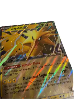Pokemon Zapdos EX 151 Promo Card Mint Condition Rare Holo Promo Card - Image 3