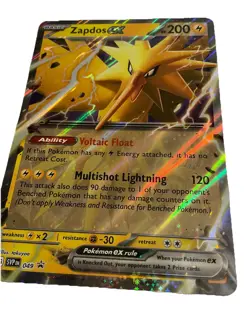Pokemon Zapdos EX 151 Promo Card Mint Condition Rare Holo Promo Card - Image 4