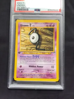 Pokemon Cards: 1st Edition Neo Destiny Rare : Unown G 27/105: PSA 9 - Image 2