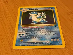 NEW POKEMON BASE SET 2 HOLO CARD #2 OF 130 "BLASTOISE" - Image 1