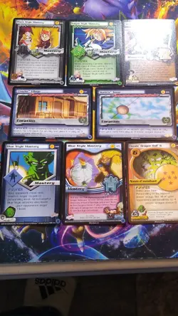 Dragon Ball Z CCG Score 8 Card Lot Mastery/ Location LIMITED EDITION NM - Image 5