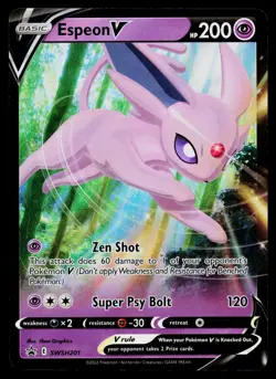Espeon V Promo SWSH: Sword & Shield Promo Cards SWSH201 LP - Image 1