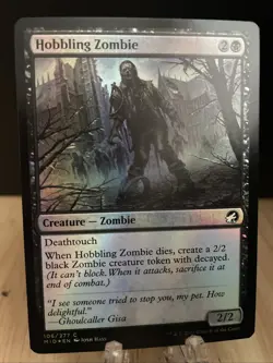 MTG Hobbling Zombie FOIL #106/277 Innistrad: Midnight Hunt Common NM/M - Image 1