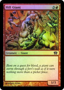MTG FOIL Hill Giant - 8th Edition #194 - Image 1