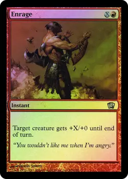 MTG FOIL Enrage - 8th Edition #185 - Image 1