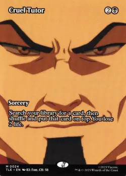 Cruel Tutor (Borderless) 0024 - Avatar: The Last Airbender TLE MTG NM/M - Image 1