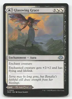 Glasswing Grace 254 Uncommon Modern Horizons 3 Magic: The Gathering Near Mint - Image 1