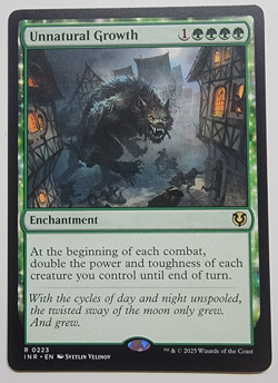 Unnatural Growth - Innistrad Remastered (INR) MTG Near Mint - Image 1