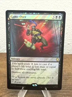 Game Over (Surge Foil) R Commander: Teenage Mutant Ninja Turtles 18 NM - Image 1