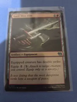 Hard-Won Jitte (Foil) 0091 - TMT Teenage Mutant Ninja Turtles TMNT - MTG - Image 1