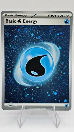 Basic Water Energy 007 Scarlet & Violet Base Set Cosmos Holo Pokemon Card NM - Image 1