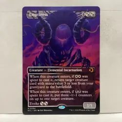 MTG Emptiness (Borderless) Magic: The Gathering Lorwyn Eclipsed Mythic #0294 - Image 1