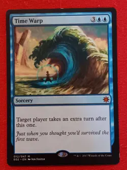 Magic: The Gathering Time Warp Explorers of Ixalan Mythic Sorcery Blue 012/047 - Image 1