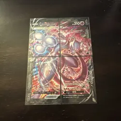 2021 Pokemon SWSH Mewtwo V-Union Black Star Promo Set of 4 #SWSH159 - #SWSH162 - Image 1