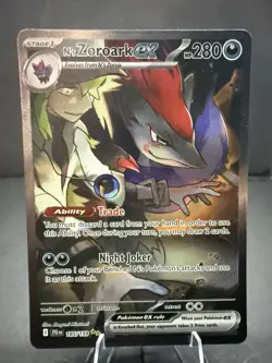 N's Zoroark ex 185/159 Sv09: Journey Together Holo (SIR) Pack Fresh, Pokemon - Image 1