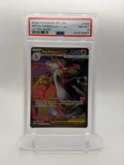 2025 Pokemon Pfl En-Phantasmal Flames Mega Charizard X Ex #109 - Image 1