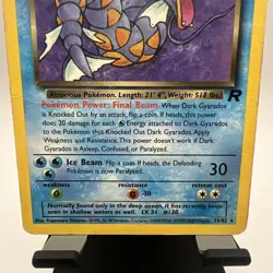 Dark Gyarados 25/82 Non-holo Rare Pokemon TCG Team Rocket POOR CONDITION - Image 3