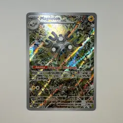 Pokemon Magneton 159 SVP Scarlet & Violet Promo Holo 100 HP Card English (#2) - Image 1