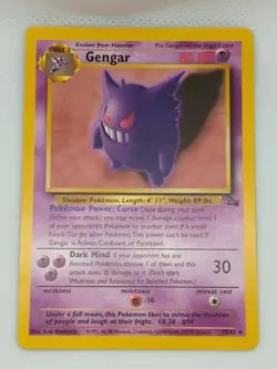 Pokemon TCG Gengar Fossil 20/62 Regular Unlimited Rare - Image 1