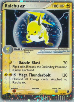 Pokemon - Raichu ex 98/100 Sandstorm - Holo EX Rare - HP - Image 4