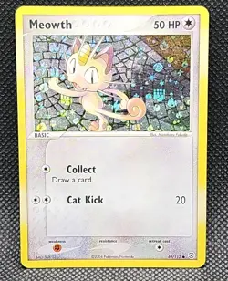 Pokemon - Meowth - 69/112 FireRed & LeafGreen - Reverse Holo - Near Mint - Image 1