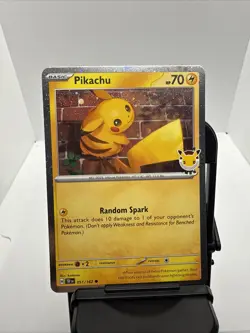 Pikachu 051/162 Pokemon Day 2026 - Anniversary Stamped NM - Image 2