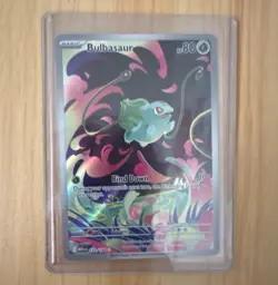 Pokemon Bulbasaur 133/132 Me01: Mega Evolution Illustration Rare Full Art Holo - Image 1