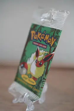 21.32g - Pokemon 1999 Jungle Unlimited Booster Pack Flareon Vintage WOTC - Image 4