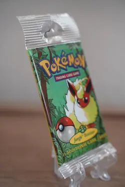 21.32g - Pokemon 1999 Jungle Unlimited Booster Pack Flareon Vintage WOTC - Image 5