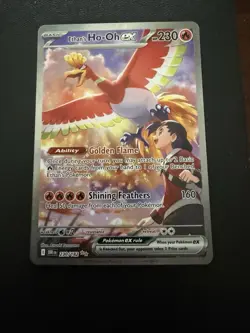 Pokemon TCG Ethan's Ho-Oh ex Sv10 Destined Rivals Holo 230/182 230 HP - Image 1