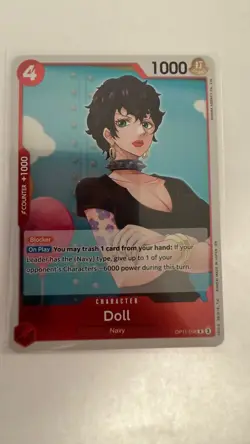 One Piece Card Doll OP11-008 A Fist of Divine Speed Foil - Image 1