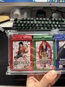 BRAND NEW/SEALED One Piece 1st Edition Super Pre-Release Complete Deck ST01-04 - Image 3